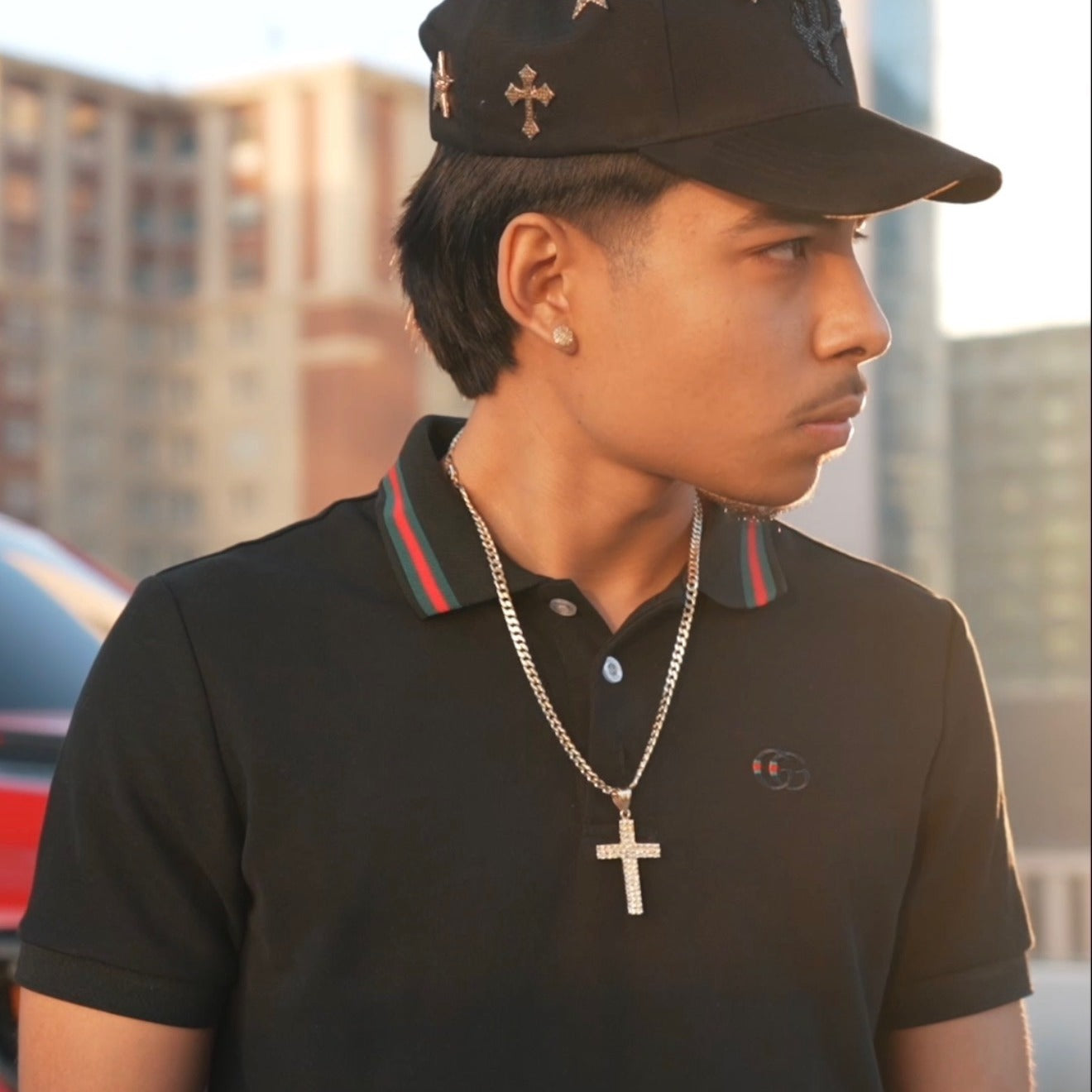 God Above All Hat - Side Profile